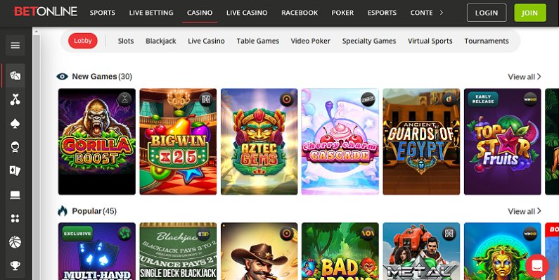 BetOnline Casino USA